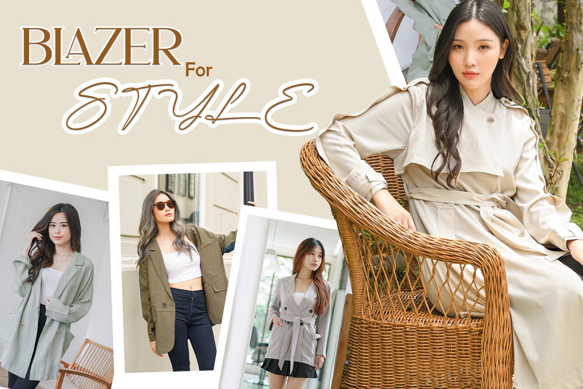 3 Rekomendasi Blazer Wanita Panjang Selutut